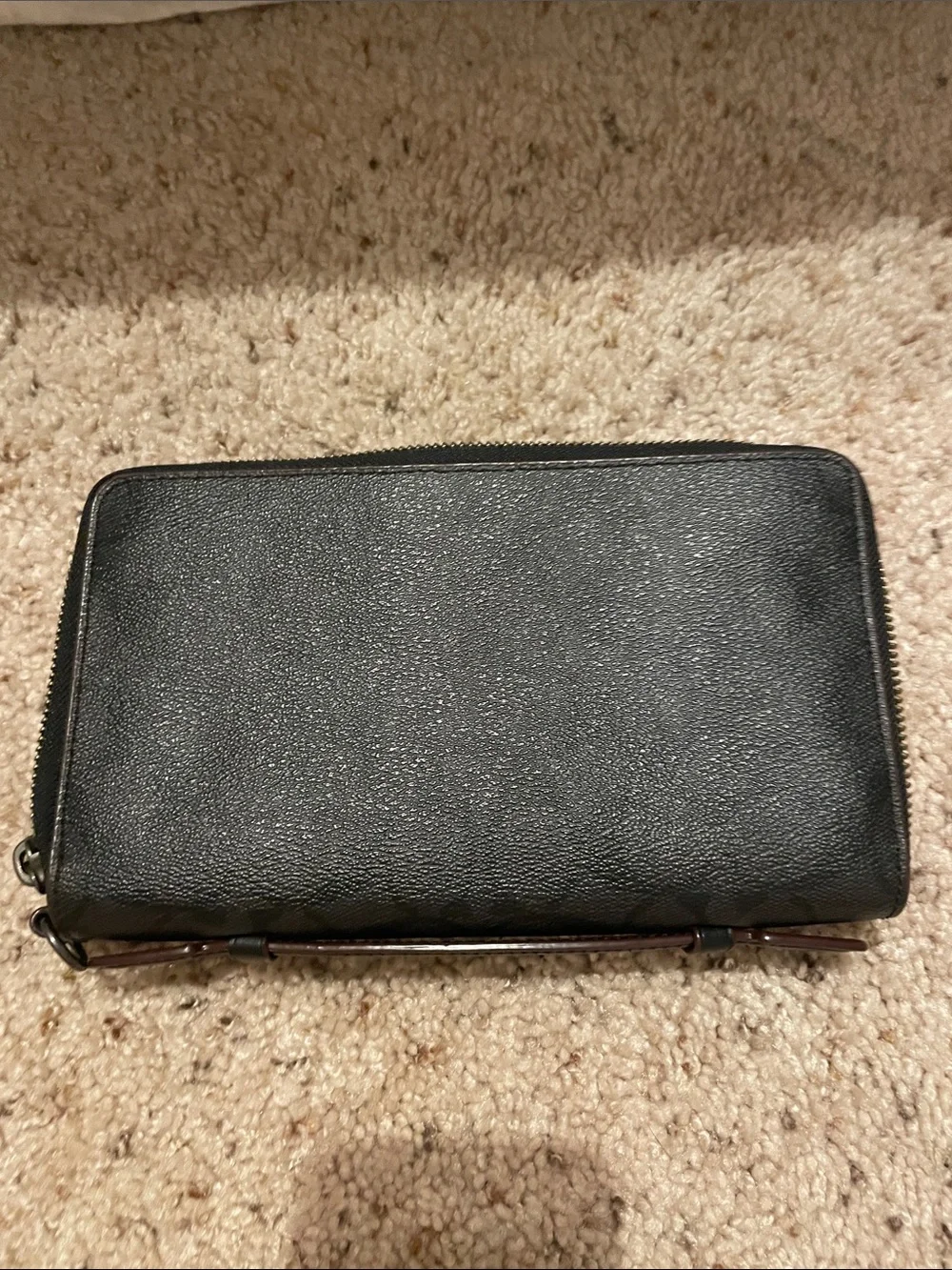 Coach Men’s Black Zip Wallet